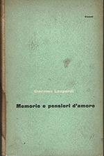 Memorie e pensieri d'amore