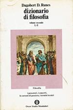Dizionario Di Filosofia Vol. Secondo L-Z