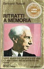 Bertrand Russell. Ritratti a memoria. Longanesi 1971. Filosofia