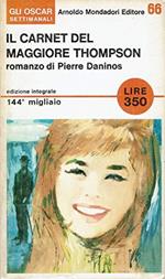 Il Carnet Del Maggiore Thompson Di Piierre Daninos 1° Ed. 1966 Mondadori Aa1