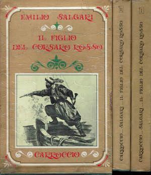 Il figlio del Corsaro Rosso Vol. I/II - Emilio Salgari - copertina