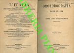 Oro-idrografia dell'Italia. Volume unico