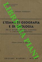 L’esame di geografia e di geologia