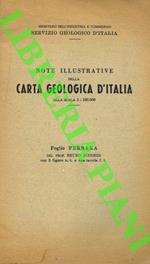 Note illustrative della Carta Geologica d'Italia alla scala 1:100.000. Foglio Ferrara