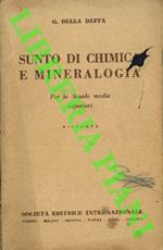 Sunto di chimica e mineralogia