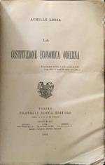 La costituzione economica odierna