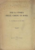 Per la storia delle chiese di Roma : il contributo di Pio Spezi