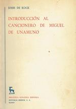 Introducción al Cancionero de Miguel de Unamuno