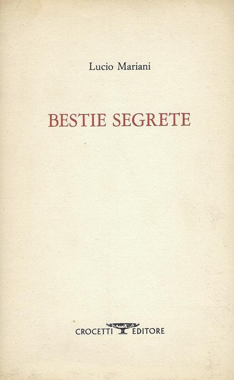 Bestie segrete - Lucio Mariani - copertina