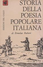 Storia della poesia popolare italiana