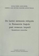 De Latini sermonis reliquiis in Romanicis linguis post occasum imperii : quaestiones nonnullae