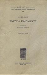 Ciceronis Poetica fragmenta. Volume secondo: Fasciculus alter