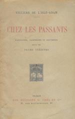 Chez les passants,suivi de pages inedites : fantaisies, pamphlets et souvenirs