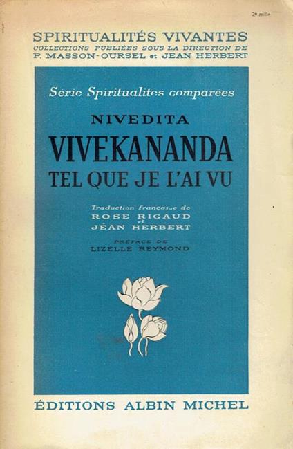 Vivekananda: tel que je l'ai vu - copertina