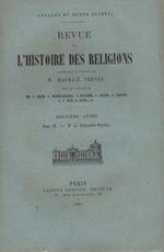 Revue de l'histoire des religions: Annales du Musée Guimet. Deuxième année. Tome IV, n. 5 Septembre-Octobre