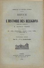 Revue de l'histoire des religions: Annales du Musée Guimet. Troisième année. Tome VI, n. 6 Novembre-Décembre