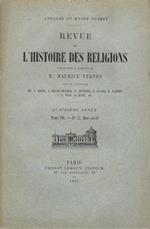 Revue de l'histoire des religions: Annales du Musée Guimet. Quatrième année. Tome VII, n. 2 Mars-Avril