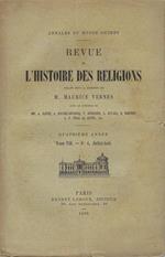 Revue de l'histoire des religions: Annales du Musée Guimet. Quatrième année. Tome VIII, n.4 Julliet-Aout