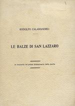 Le balze di san Lazzaro : in memoria nel primo anniversario della morte