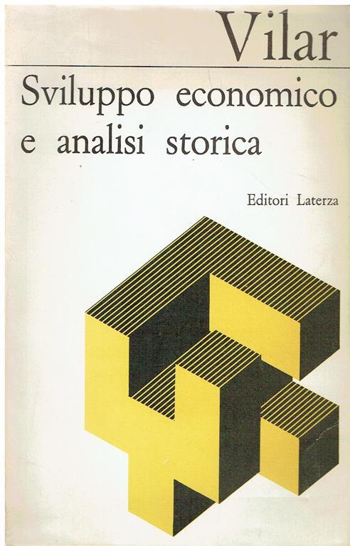 Sviluppo economico e analisi storica - Pierre Vilar - copertina