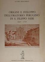 Origini e sviluppo dell'oratorio perugino di S. Filippo Neri