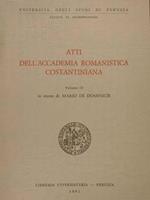 Atti Dell'Accademia Romanistica Costantiniana Volume Iv In Onore Di Mario De Domimicis