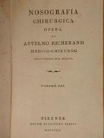 Nosografia Chirurgica. Vol. Iii - Iv