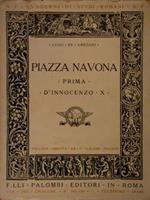 Piazza Navona prima D'Innocenzo X. Quaderni di Studi Romani n. 1 di :De Gregori Luigi