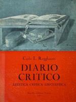 Diario critico. Estetica critica linguistica