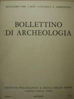 Bollettino di archeologia. Anno I/1989 n. 1