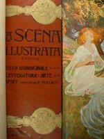 Scena illustrata. 2 volumi rilegati : da dicembre a luglio 1906 e da gennaio a giugno 1906