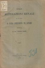 Sulle Alterazioni renali in un caso di leggero allenamento per cantaridi