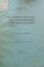 Sulla contrattilità delle emazie dei mammiferi, e sulle loro variazioni numeriche in seguito ad iniezioni di ferrocianuro potassico