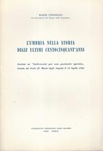 L' Umbria nella storia degli ultimi centocinquant'anni. Lezione su 