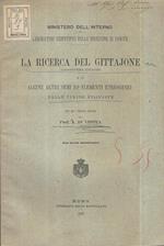 La ricerca del Gittajone (Agrostemma Gitagho). e di alcuni altri semi ed elementi eterogenei nelle farine stacciate