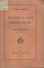 Nuovo metodo per l'analisi quantitativa dell'urea. Nota Sperimentale