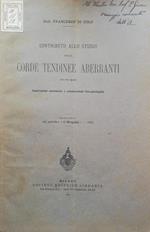 Contributo allo studio delle corde tendinee aberranti. Osservazioni anatomiche e considerazioni fisio-patologiche