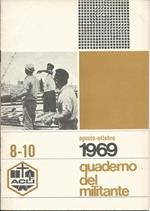 Quaderno del militante, agosto-ottobre 1969