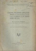 Il fenomeno dell'emulsione etereo-orinosa (Reazione di Jacquemet-Tastevin) e la presenza di una sostanza colloide nelle orine