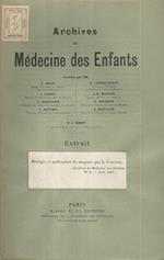 Biologie et pathologie du muguet. Archives de Médecine des Enfants N.8 Août 1900