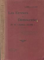 Les Erreurs des Democrates de la justice sociale