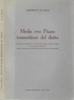 Medio evo Pisano trasmettitore del diritto. Custodia e consultazione del codice pisano delle Pandette in S. Pietro in Vincoli. Lapide inaugurata dall'Ordine degli Avvocati. Documenti