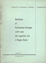 Relazione al Parlamento Europeo sullo stato dei negoziati con il Regno Unito