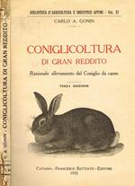 Coniglicoltura di gran reddito. Razionale allevamento del Coniglio da carne di: Carlo A. Gonin