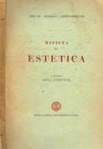 Rivista di estetica anno VIII n.I