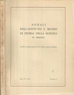 Annali dell'Istituto e Museo di Storia della Scienza di Firenze Anno VI, 1981