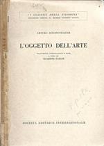 L' oggetto dell'arte. Il mondo come volontà e rappresentazione-Vol.I, Libro III \Il mondo come rappresentazione-seconda considerazione\