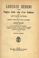 Lorenzo Benoni. Ovvero pagine della vita d'un italiano