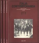 Italia contemporanea Anno 1998 n. 211 - 212 - 213