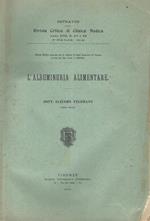 L' albuminuria alimentare